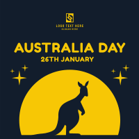 Native Kangaroo Instagram Post Design