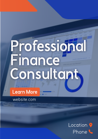 Professional Finance Consultant Poster