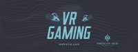 VR Gaming Headset Facebook Cover Image Preview