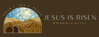 Jesus is Risen Facebook Cover Image Preview