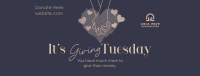 Giving Tuesday Hand Facebook Cover Image Preview