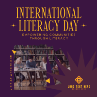 International Literacy Day Instagram Post