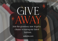 Fashion Giveaway Postcard