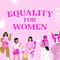 Pink Equality Linkedin Post