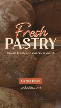 Rustic Pastry Bakery Facebook Story