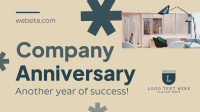 Minimalist Company Anniversary Video