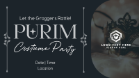 Purim Costume Party Facebook Event Cover