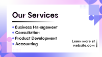 Sleek Services Offered Animation