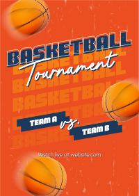 Basketball Game Tournament Flyer