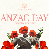 Anzac Day Collage Instagram Post