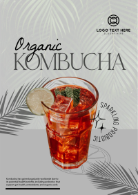 Organic Kombucha Flyer