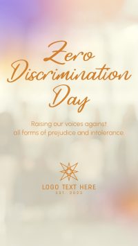 Zero Discrimination Day Facebook Story