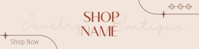 Simple Jewelry Shop Etsy Banner Image Preview