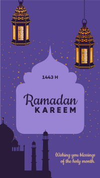 Ramadan Kareem Greetings Instagram Story