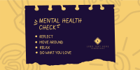 Mental Health Checklist Twitter Post