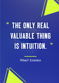 Intuition Philosophy Poster