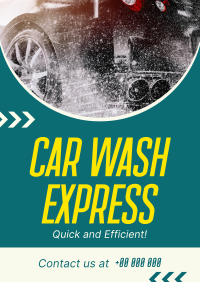 Car Wash Express Poster