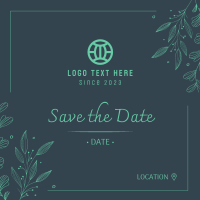 Save the Date Ornamental Plant Instagram Post