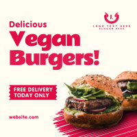 Vegan Burgers Linkedin Post