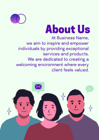 About Company Team Flyer