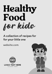 Healthy Recipes for Kids Poster