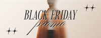 Black Friday Minimalist Promo Facebook Cover Design