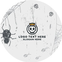 Halloween Spider Greeting Twitch Profile Picture Image Preview