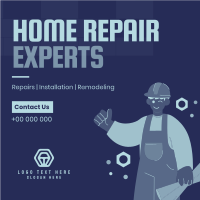 Home Repair Experts Instagram Post Design