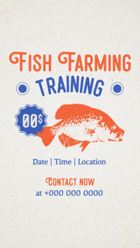 Fish Farming Training Instagram Story