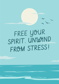 Unwind From Stress Poster