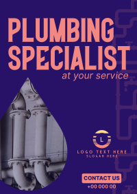 Plumbing Specialist Poster