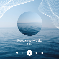 Ocean Music Cover Instagram Post Design