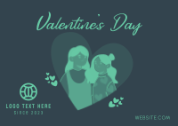 Valentine Couple Postcard