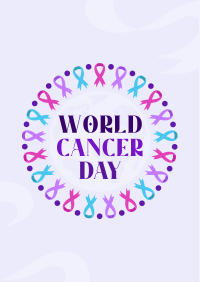 Cancer Day Ribbon Flyer