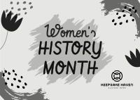 Women History Month Postcard Image Preview