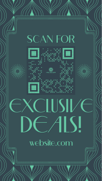 Geometric Deco Discount Facebook Story
