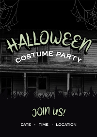 Haunted Halloween Party Poster