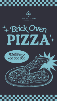 Retro Brick Oven Pizza Instagram Reel