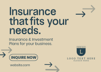 Business Insurance Postcard