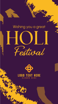Holi Festival Facebook Story