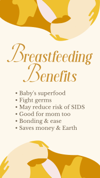 Breastfeeding Benefits Instagram Reel Image Preview