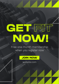 Edgy Fitness Gym Flyer