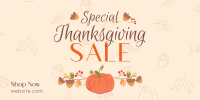 Special Thanksgiving Sale Twitter Post