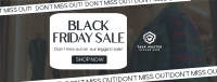 Fashion Modern Black Friday Facebook Cover Image Preview