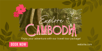 Cambodia Travel Tour Twitter Post