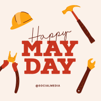 Happy May Day Linkedin Post