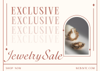 Earrings Exclusive Sale Postcard