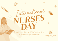 International Nurses Day Postcard