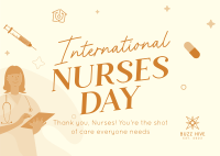 International Nurses Day Postcard Image Preview