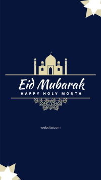 Eid Mubarak Mosque Instagram Story